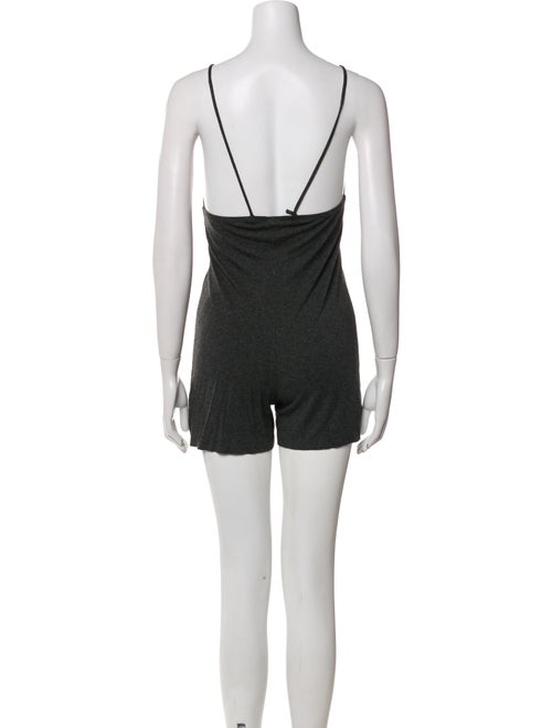 Norma Kamali V-Neck Romper