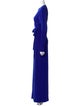 Norma Kamali V-Neck Long Dress
