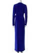 Norma Kamali V-Neck Long Dress