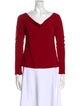 Norma Kamali Cowl Neck Long Sleeve Blouse