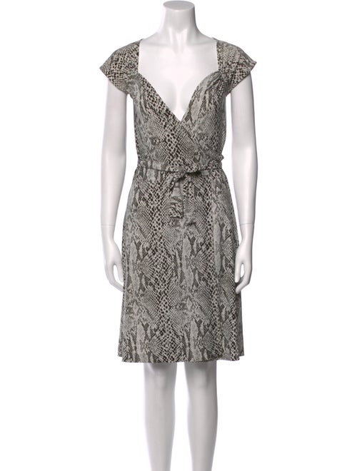 Norma Kamali Animal Print Mini Dress