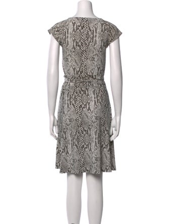 Norma Kamali Animal Print Mini Dress