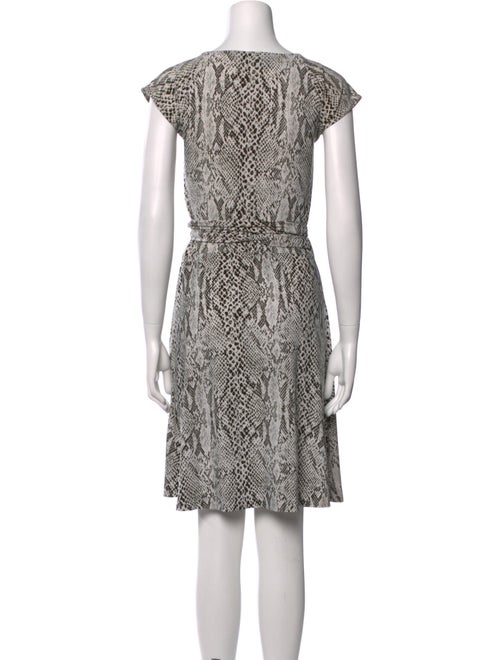 Norma Kamali Animal Print Mini Dress