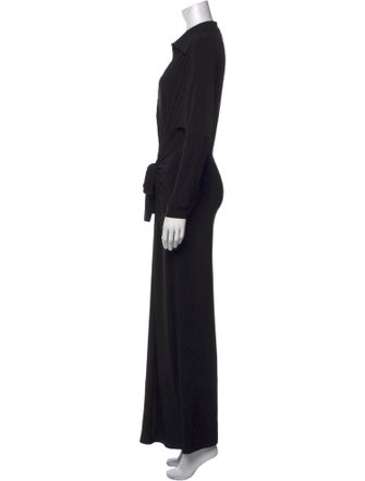 Norma Kamali V-Neck Long Dress
