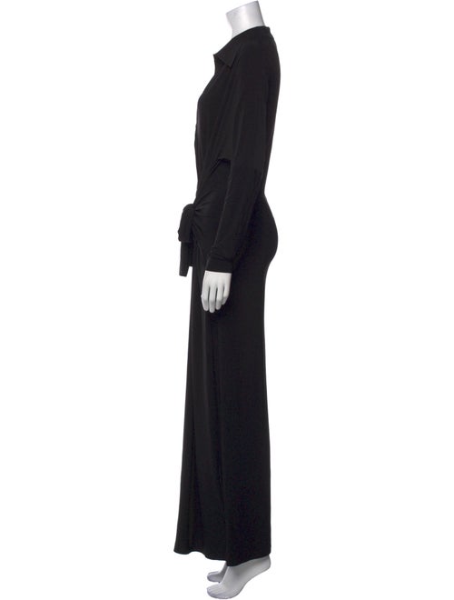 Norma Kamali V-Neck Long Dress