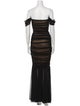 Norma Kamali Off-The-Shoulder Long Dress