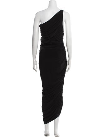 Norma Kamali One-Shoulder Midi Length Dress