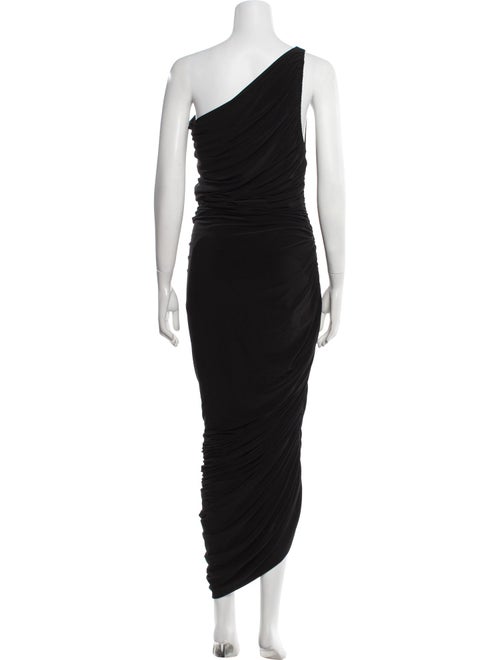 Norma Kamali One-Shoulder Midi Length Dress