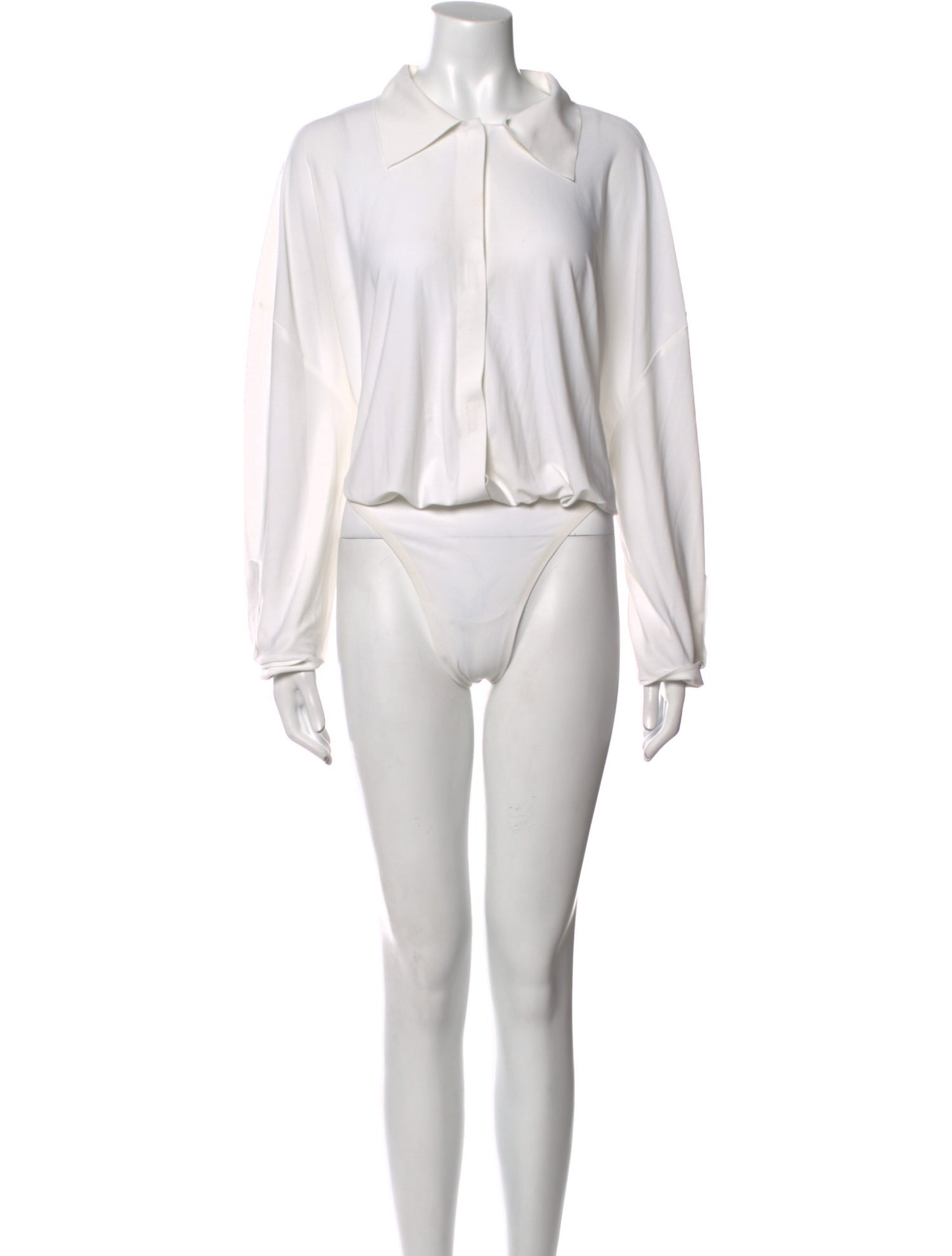 Norma Kamali Long Sleeve Bodysuit