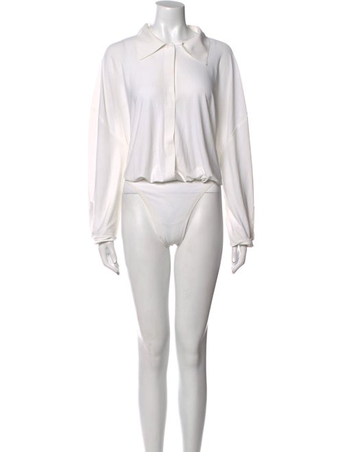 Norma Kamali Long Sleeve Bodysuit