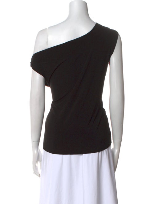 Norma Kamali One-Shoulder Sleeveless Top