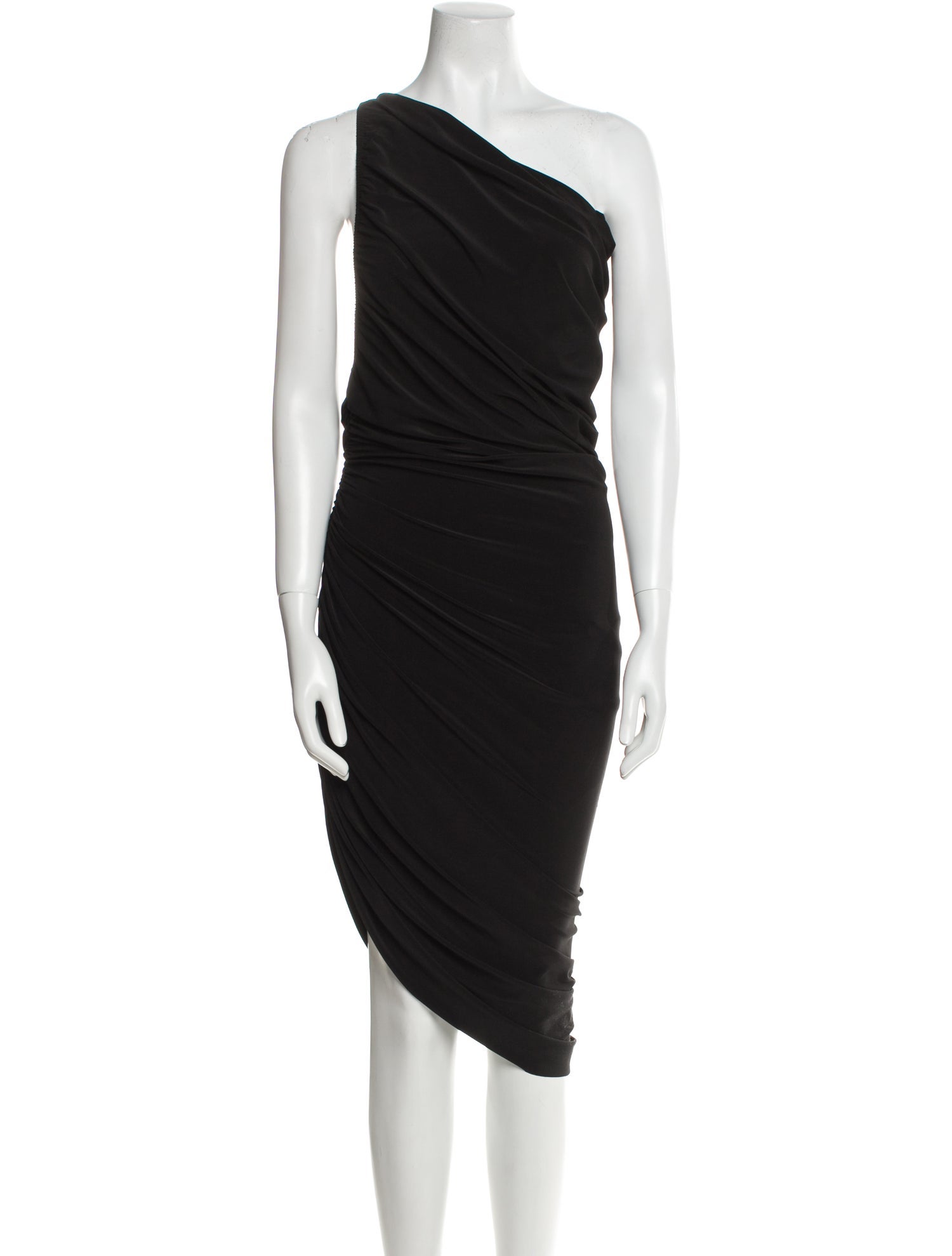 Norma Kamali One-Shoulder Long Dress