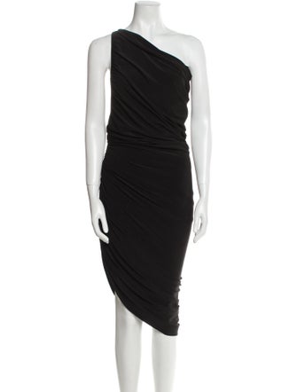 Norma Kamali One-Shoulder Long Dress