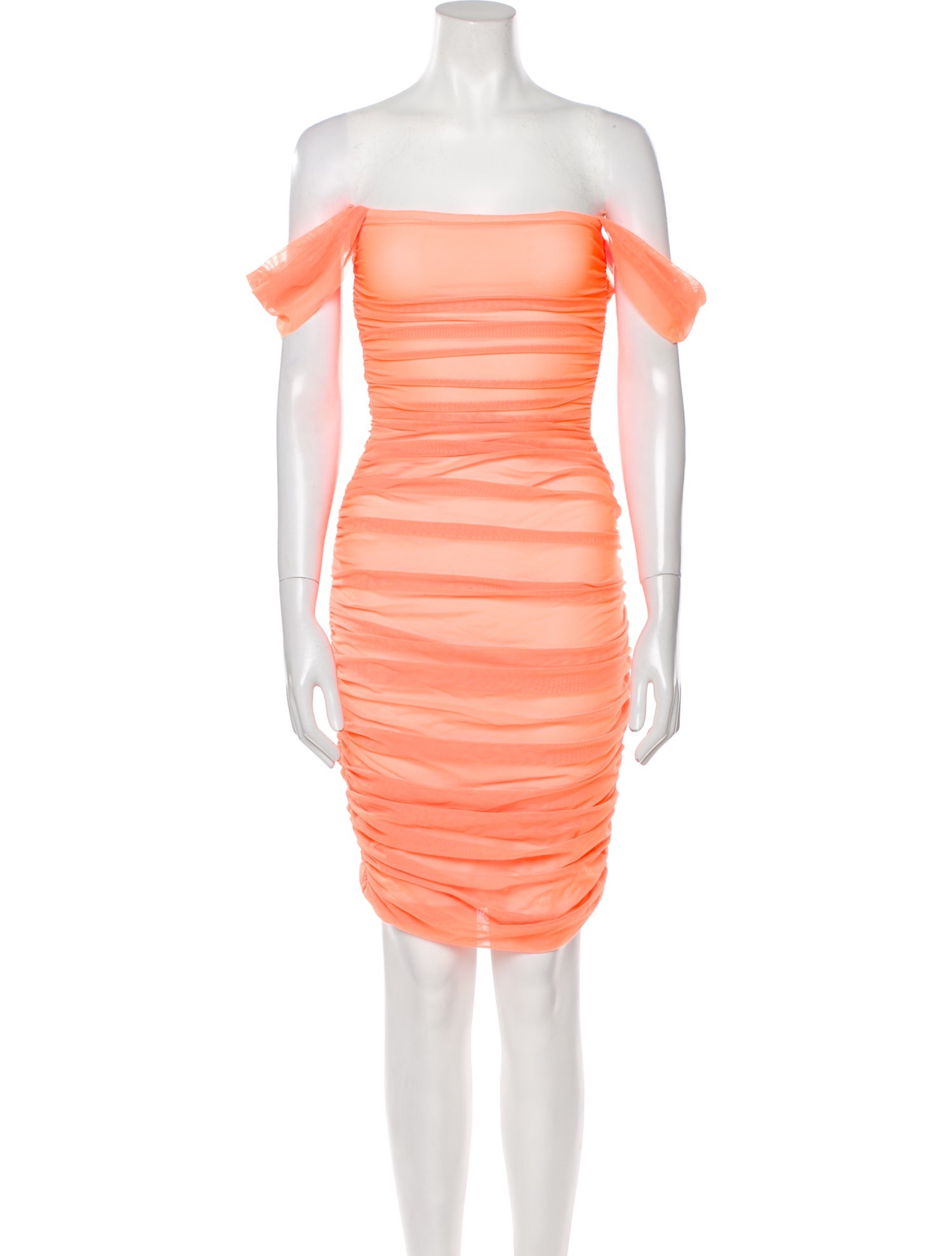 Norma Kamali Off-The-Shoulder Knee-Length Dress w/ Tags