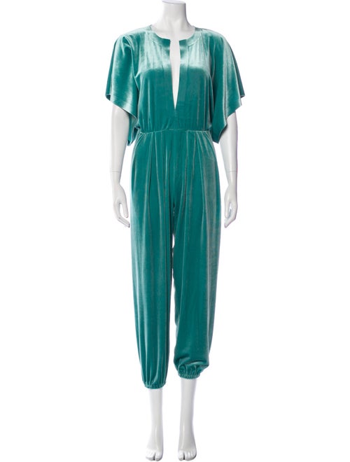 Norma Kamali Plunge Neckline Jumpsuit