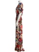 Norma Kamali Printed Long Dress