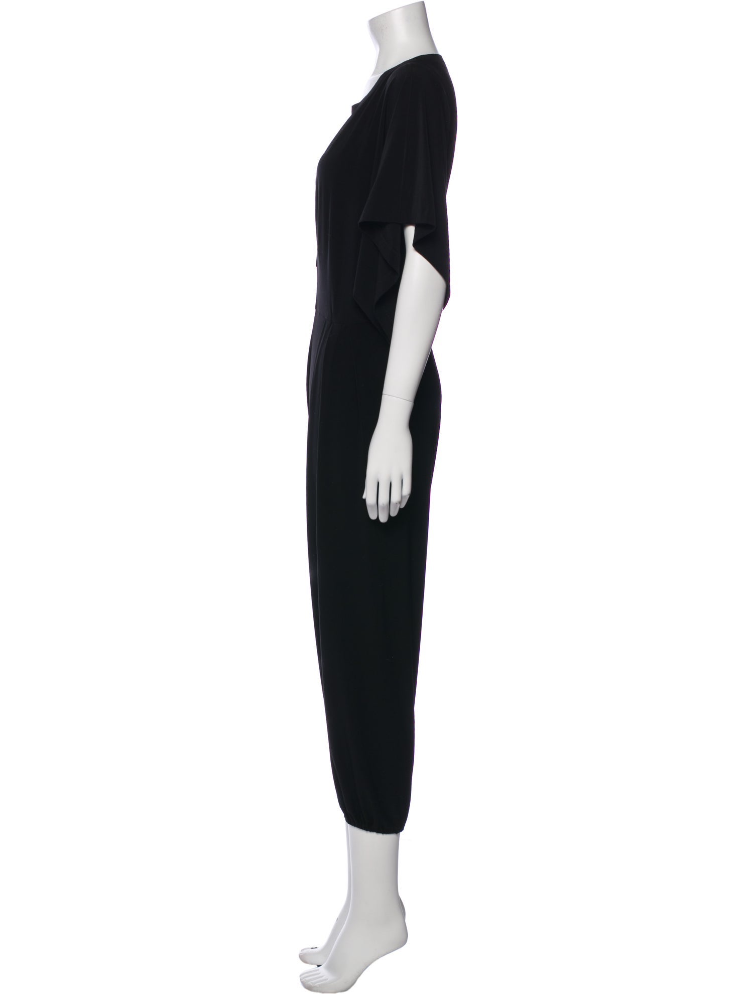 Norma Kamali Plunge Neckline Jumpsuit