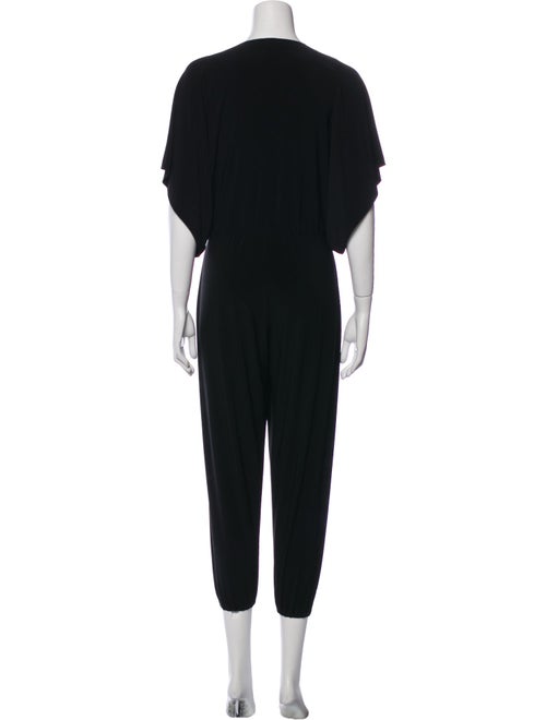 Norma Kamali Plunge Neckline Jumpsuit