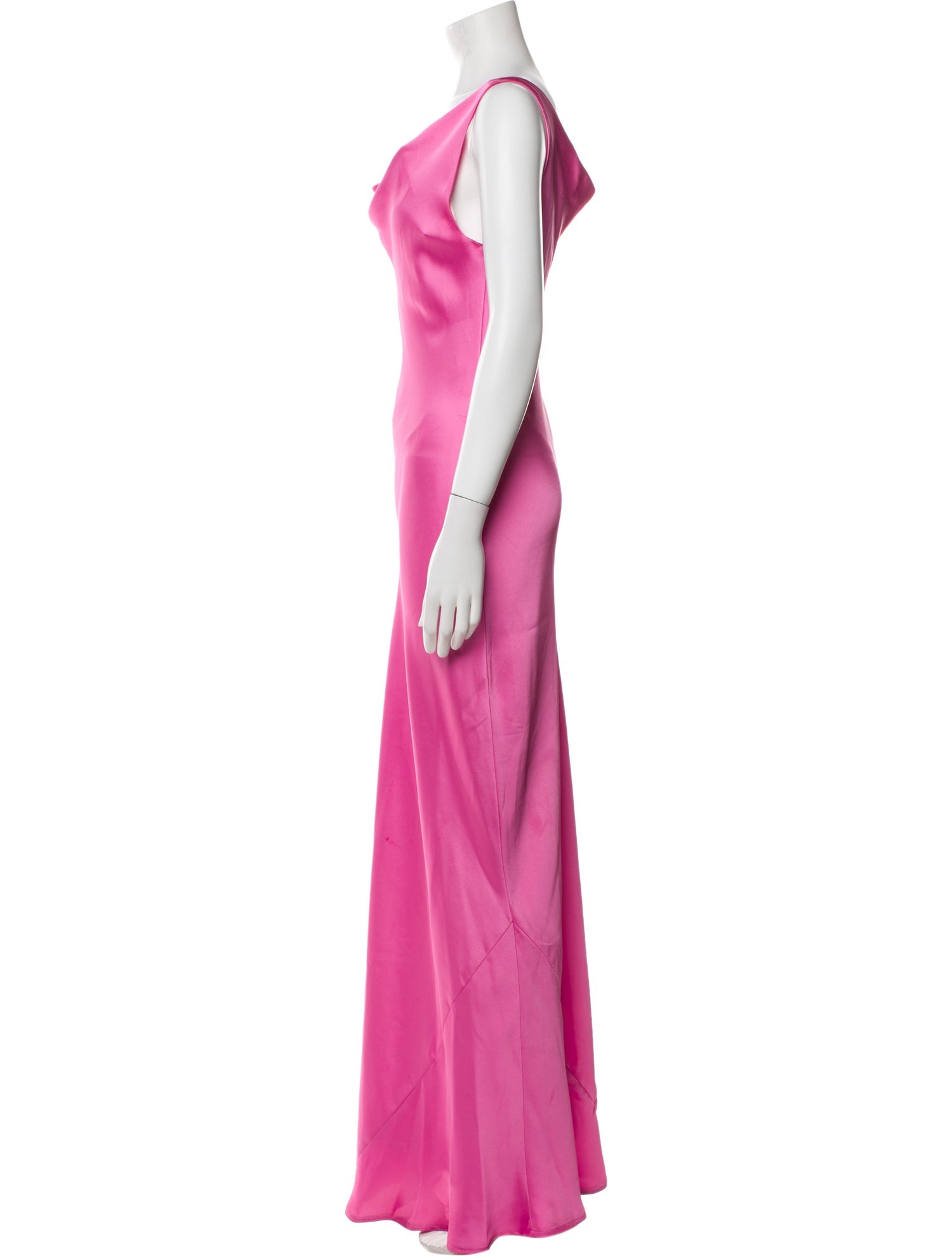 Norma Kamali Cowl Neck Long Dress