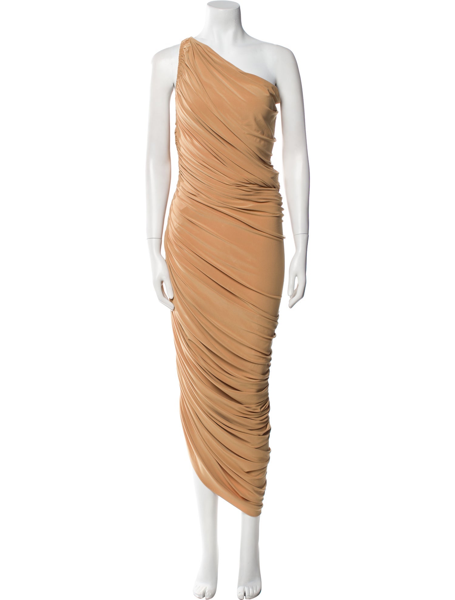 Norma Kamali One-Shoulder Long Dress