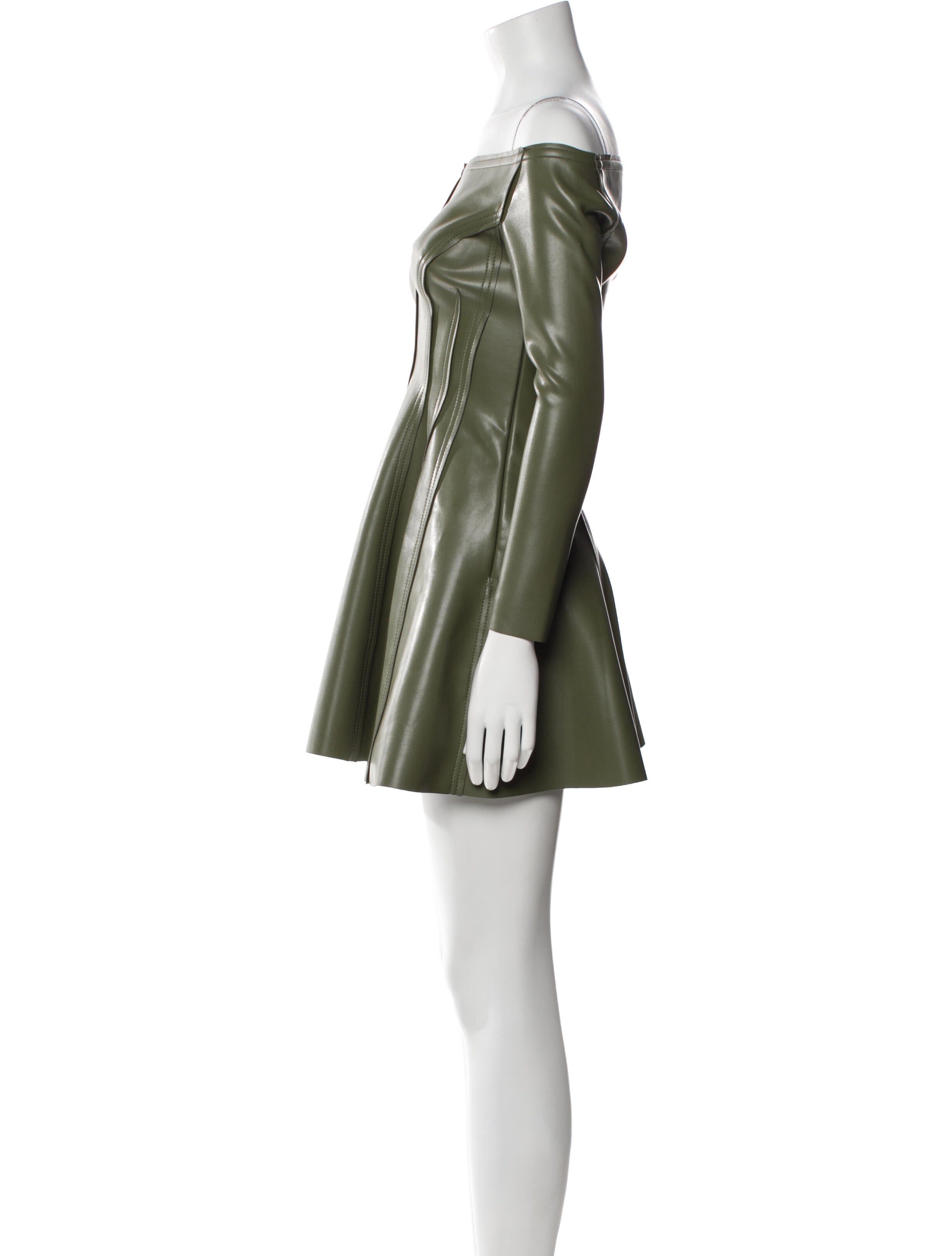 Norma Kamali Off-The-Shoulder Mini Dress