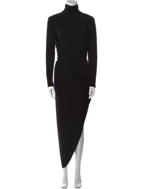 Norma Kamali Turtleneck Midi Length Dress