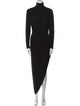 Norma Kamali Turtleneck Midi Length Dress