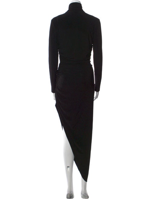 Norma Kamali Turtleneck Midi Length Dress