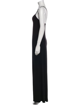 Norma Kamali V-Neck Jumpsuit