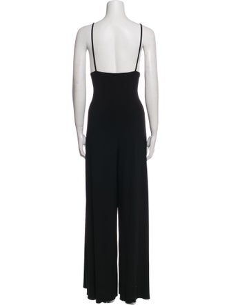 Norma Kamali V-Neck Jumpsuit