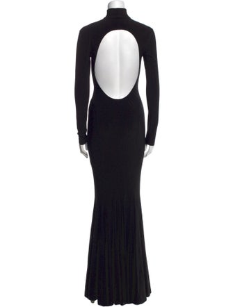 Norma Kamali Turtleneck Long Dress