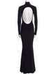 Norma Kamali Turtleneck Long Dress