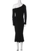 Norma Kamali One-Shoulder Midi Length Dress