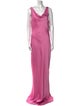 Norma Kamali Cowl Neck Long Dress