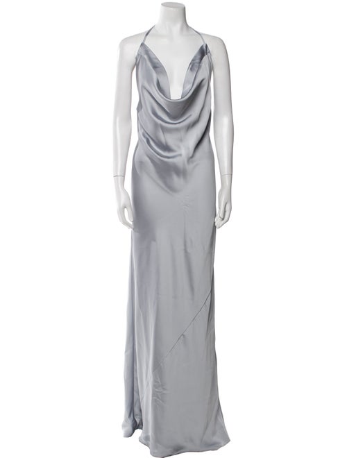 Norma Kamali Cowl Neck Long Dress