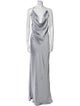 Norma Kamali Cowl Neck Long Dress