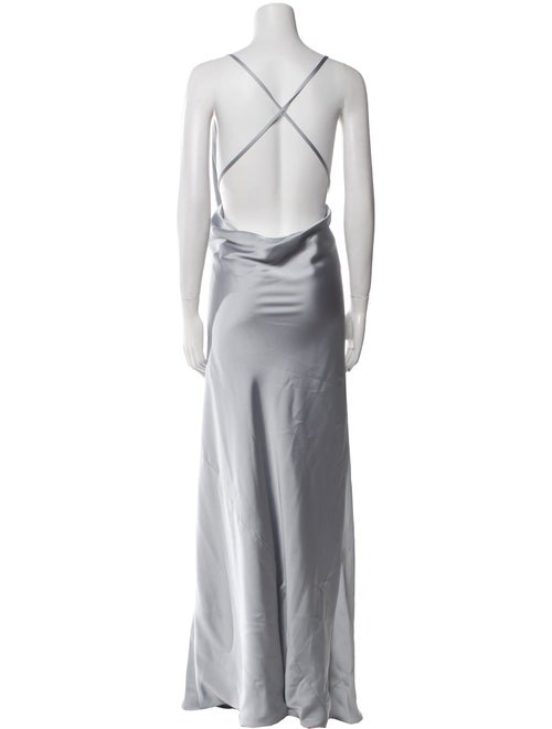 Norma Kamali Cowl Neck Long Dress