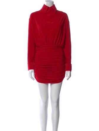 Norma Kamali Cowl Neck Mini Dress