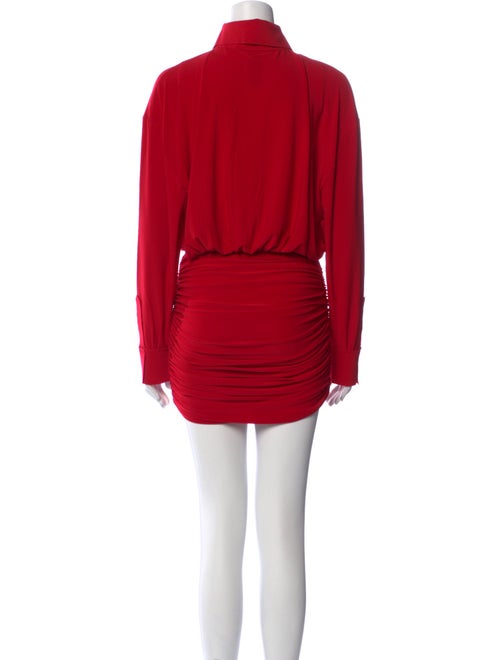 Norma Kamali Cowl Neck Mini Dress