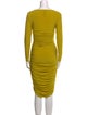Norma Kamali Bateau Neckline Knee-Length Dress