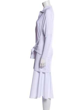 Norma Kamali V-Neck Long Sleeve Tunic