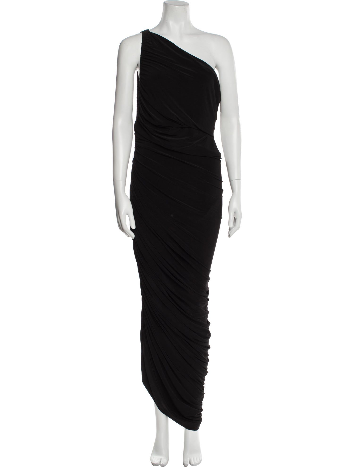 Norma Kamali One-Shoulder Midi Length Dress w/ Tags