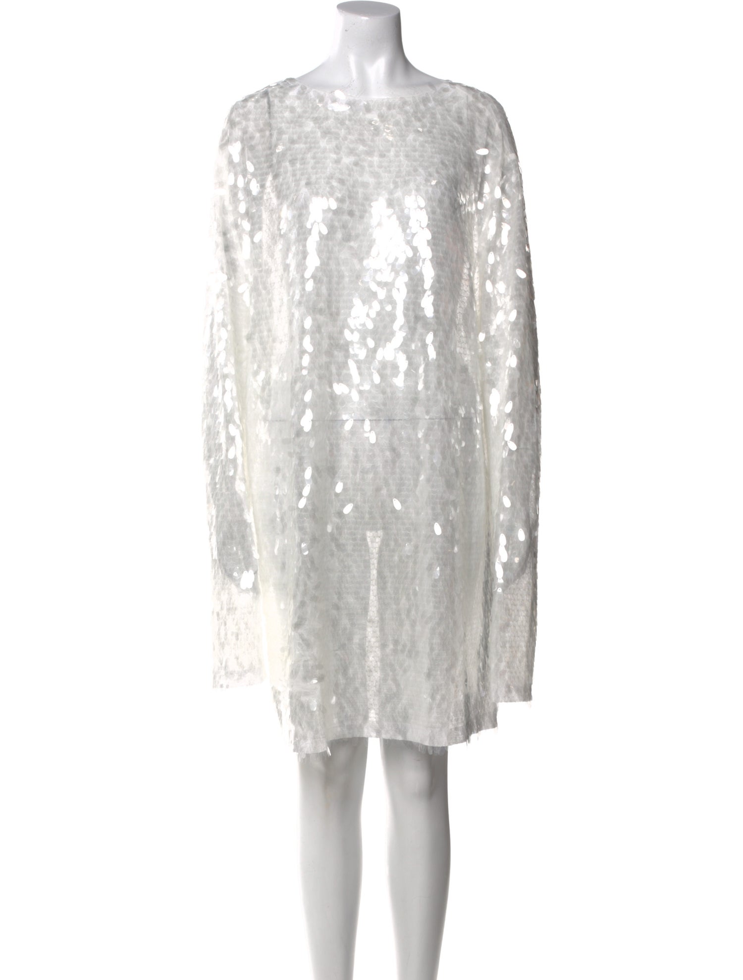 Norma Kamali Bateau Neckline Mini Dress w/ Tags