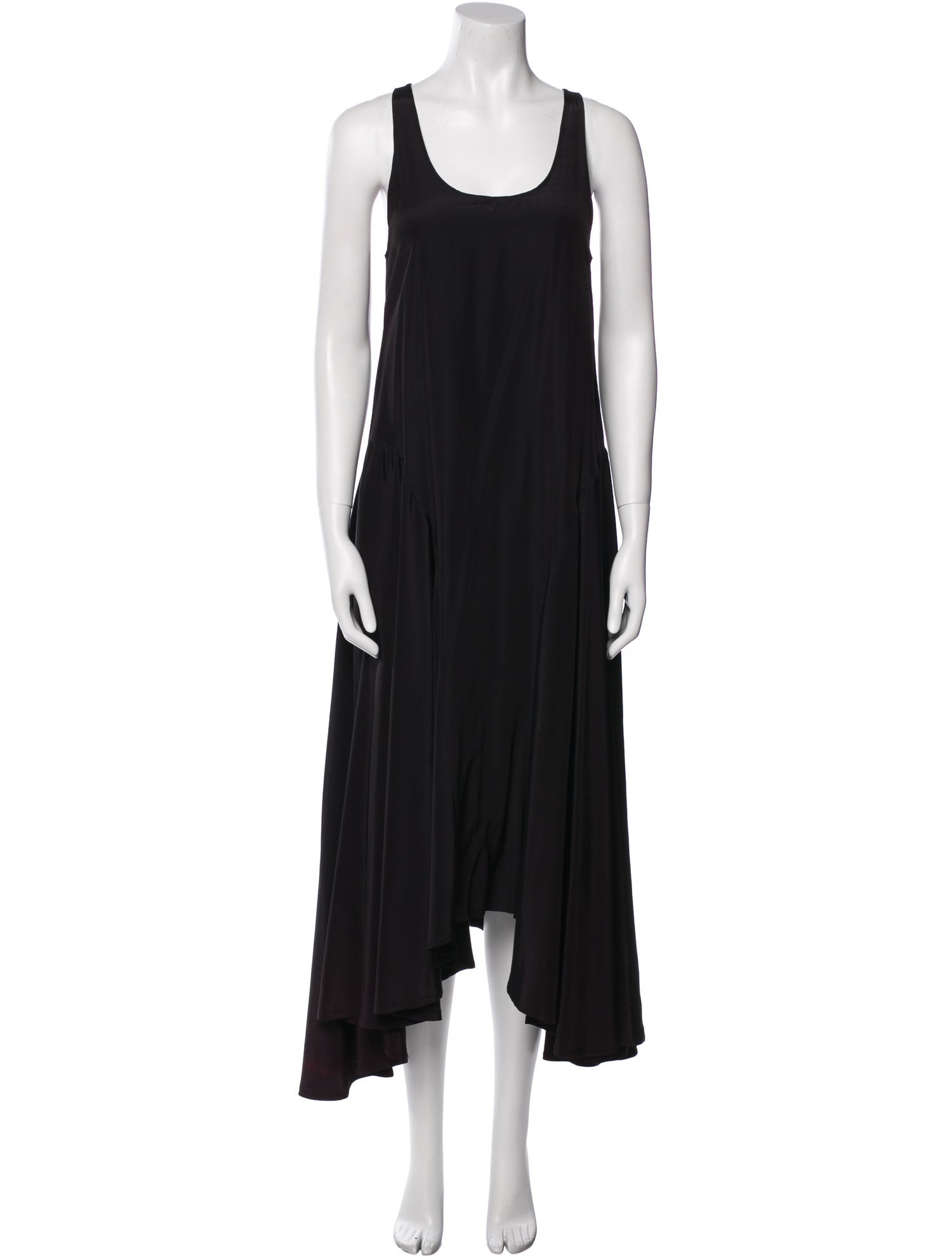 Norma Kamali Scoop Neck Long Dress
