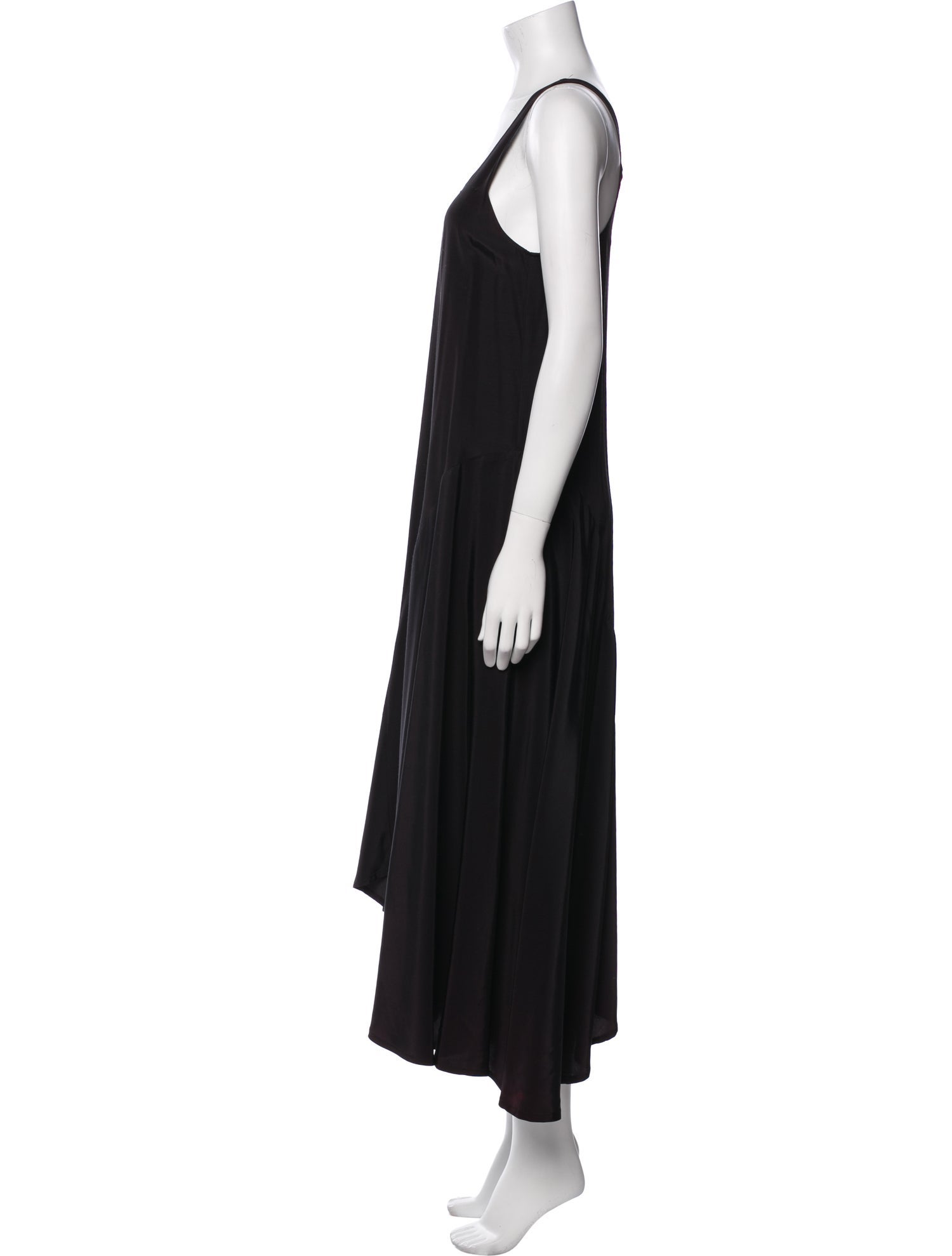 Norma Kamali Scoop Neck Long Dress