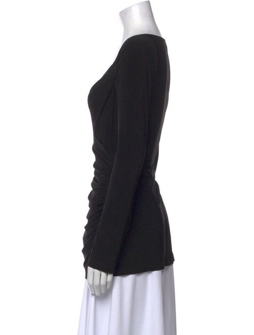Norma Kamali V-Neck Long Sleeve Tunic