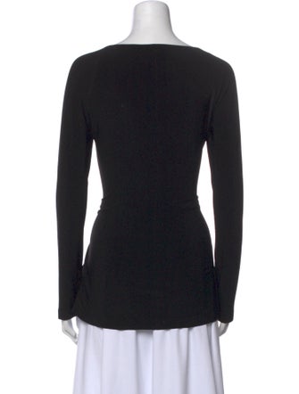 Norma Kamali V-Neck Long Sleeve Tunic