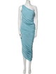 Norma Kamali One-Shoulder Midi Length Dress