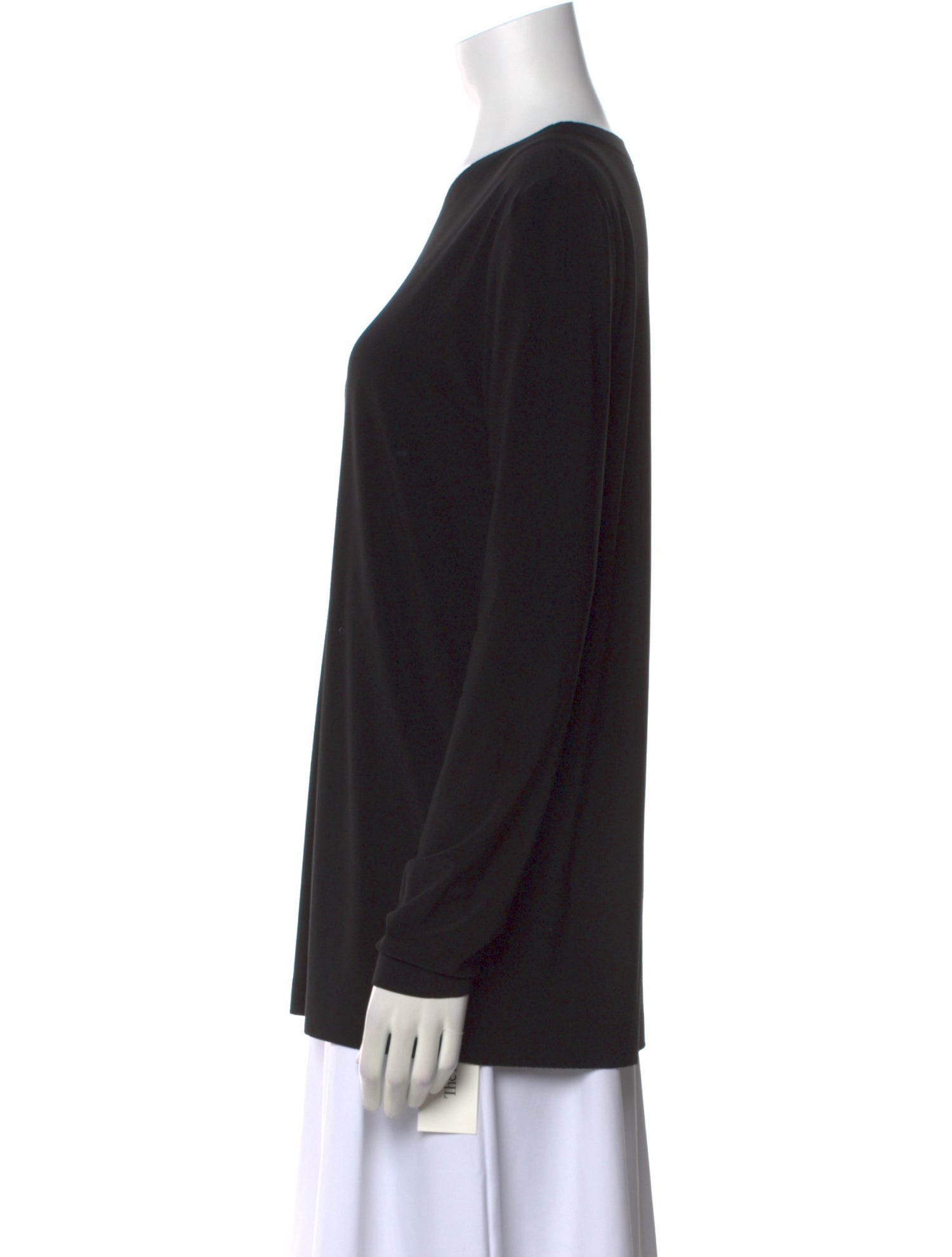 Norma Kamali Crew Neck Long Sleeve Sweatshirt
