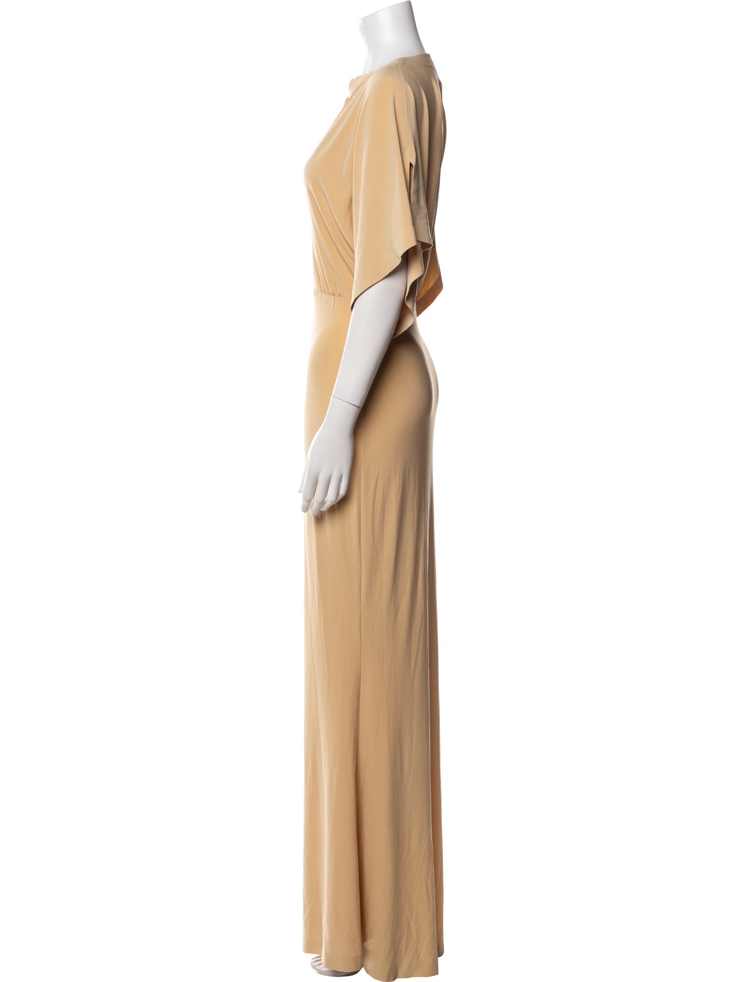 Norma Kamali V-Neck Long Dress